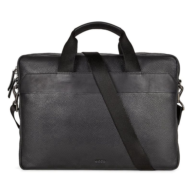 Men ECCO SUNE - Briefcases Black - India IVUYJG746